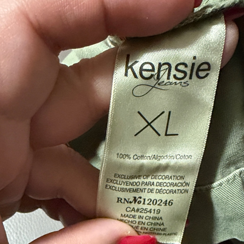 KENSIE JEANS Olive Green Military Jacket - Picture 7 of 8